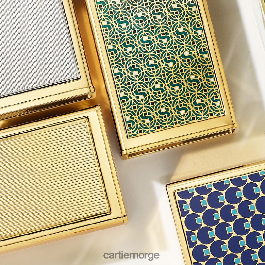 tilbehør Cartier necessaires en parfyme - blå prikker etui stilig F4466N1854