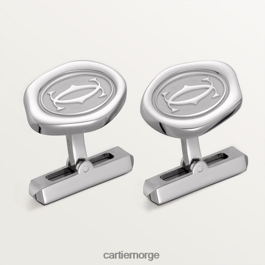tilbehør Cartier voksforseglingsdekor mansjettknapper stilig F4466N1407