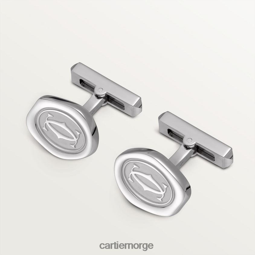 tilbehør Cartier voksforseglingsdekor mansjettknapper stilig F4466N1407