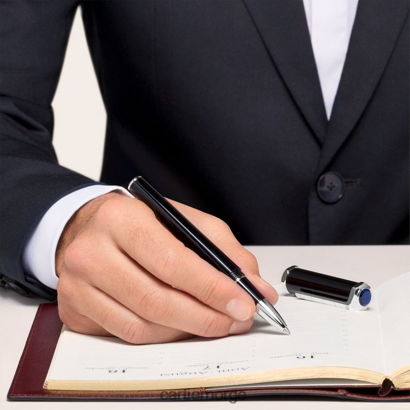 tilbehør Cartier santos-dumont rullepenn stilig F4466N1721