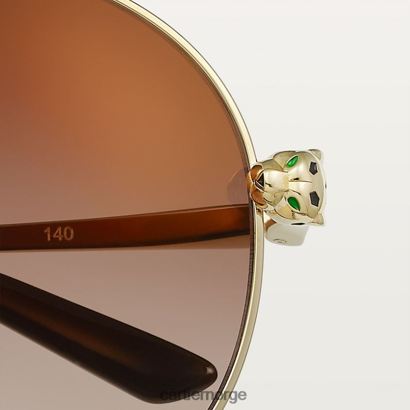 tilbehør Cartier Panthere solbriller stilig F4466N1521