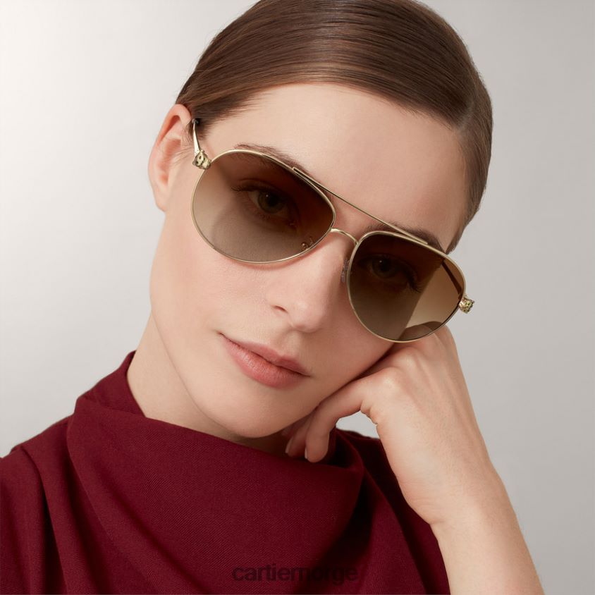 tilbehør Cartier Panthere solbriller stilig F4466N1521