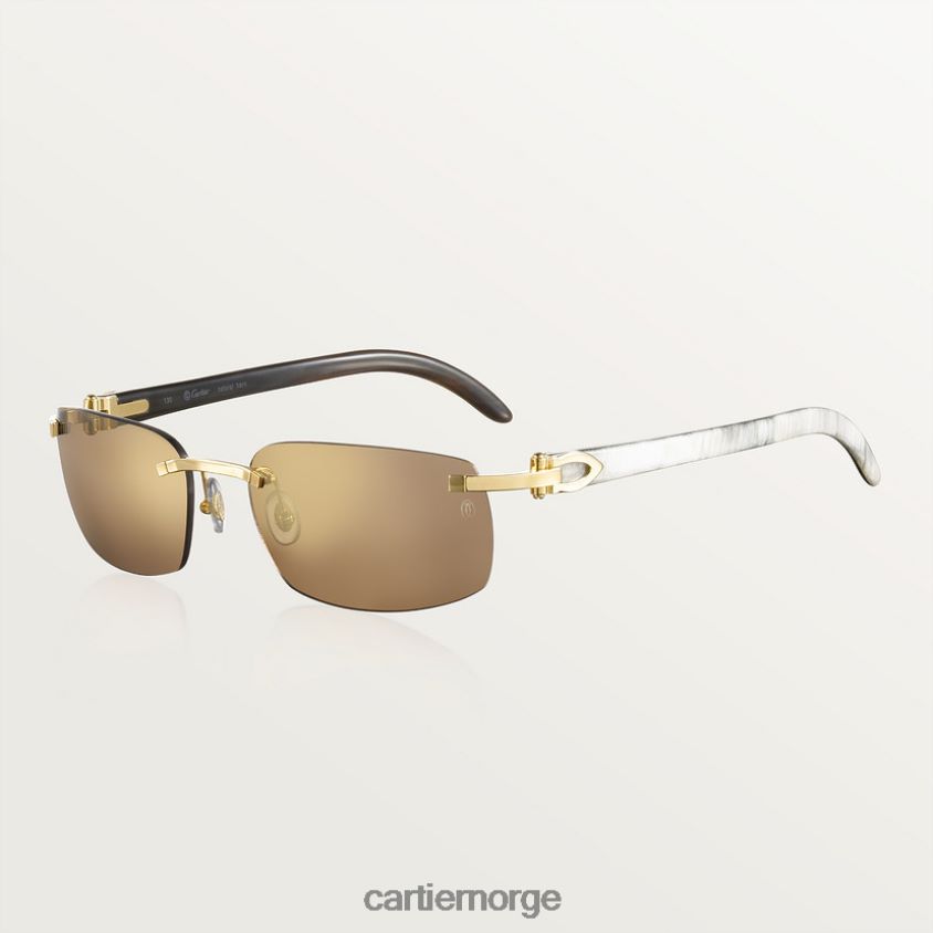 tilbehør Cartier c dekor solbriller stilig F4466N1579