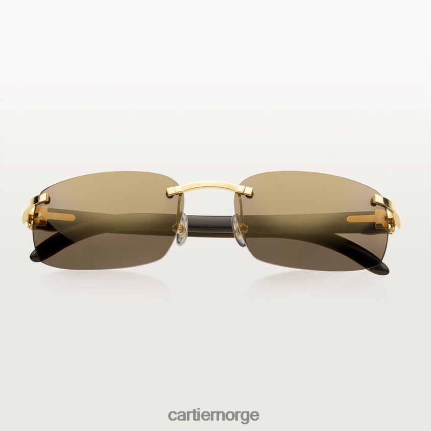 tilbehør Cartier c dekor solbriller stilig F4466N1579