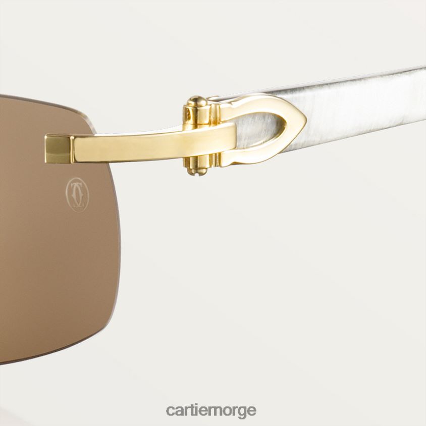 tilbehør Cartier c dekor solbriller stilig F4466N1579