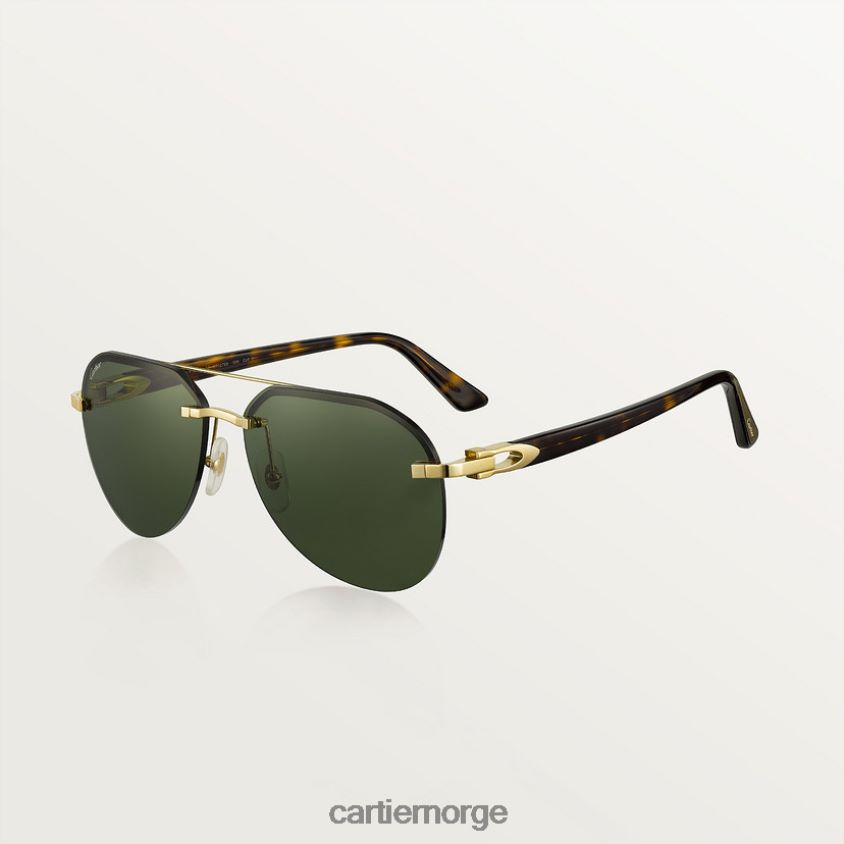 tilbehør Cartier c dekor solbriller stilig F4466N1589