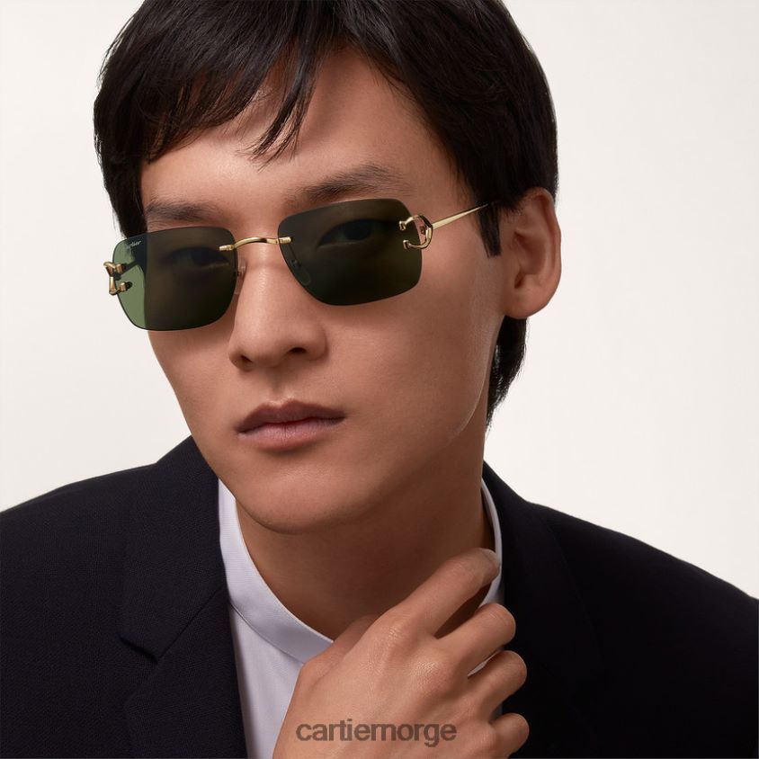 tilbehør Cartier signatur c solbriller stilig F4466N1575