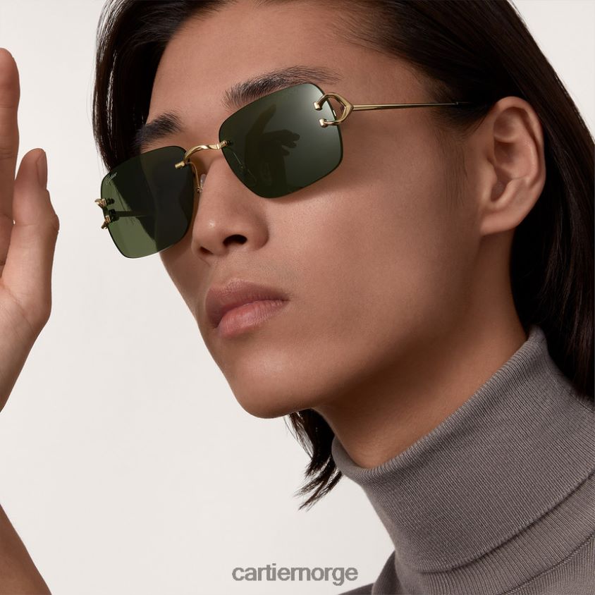 tilbehør Cartier signatur c solbriller stilig F4466N1581