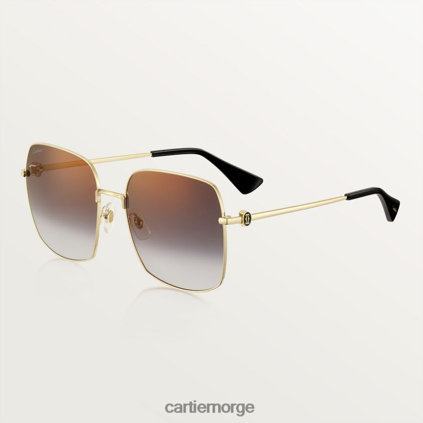 tilbehør Cartier signatur c solbriller stilig F4466N1584