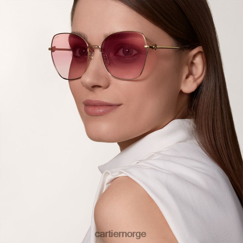tilbehør Cartier signatur c solbriller stilig F4466N1585
