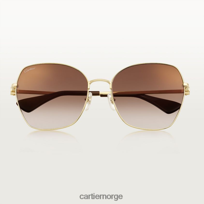 tilbehør Cartier signatur c solbriller stilig F4466N1586