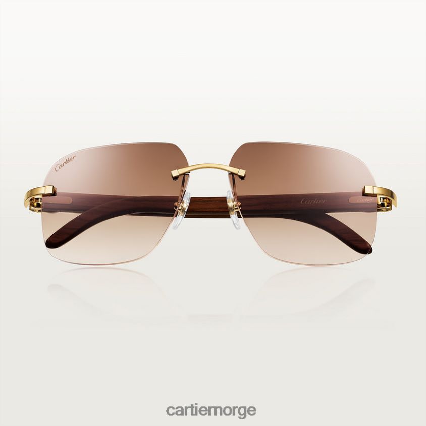 tilbehør Cartier signatur c solbriller stilig F4466N1587