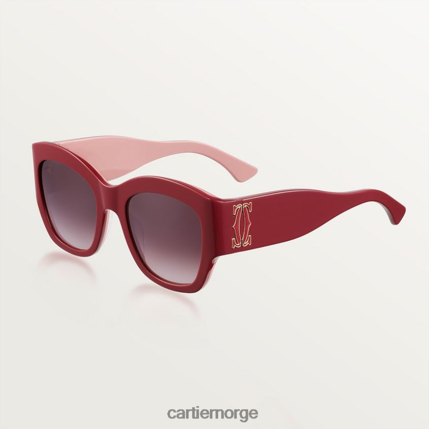 tilbehør Cartier signatur c solbriller stilig F4466N1593