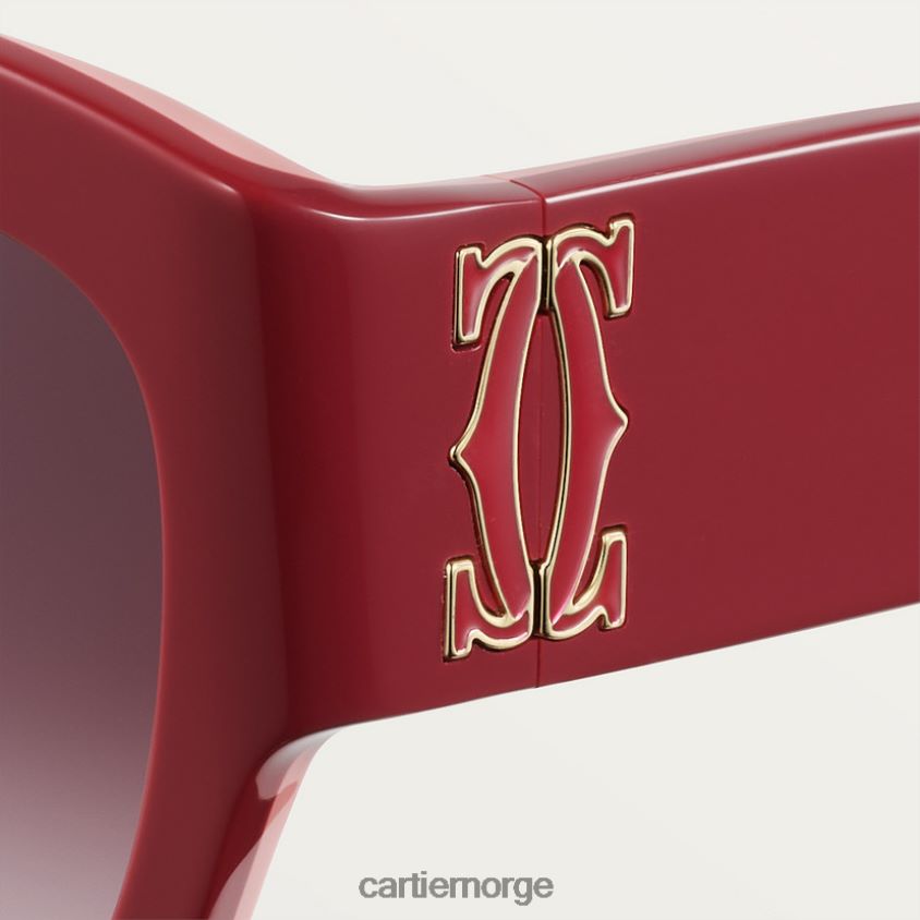 tilbehør Cartier signatur c solbriller stilig F4466N1593