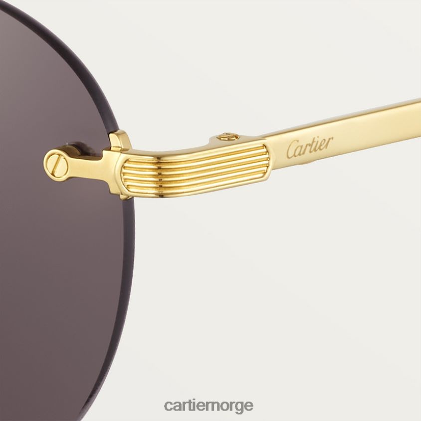 tilbehør Cartier signatur c solbriller stilig F4466N1594