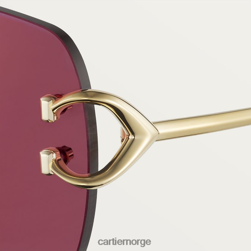 tilbehør Cartier signatur c solbriller stilig F4466N1595