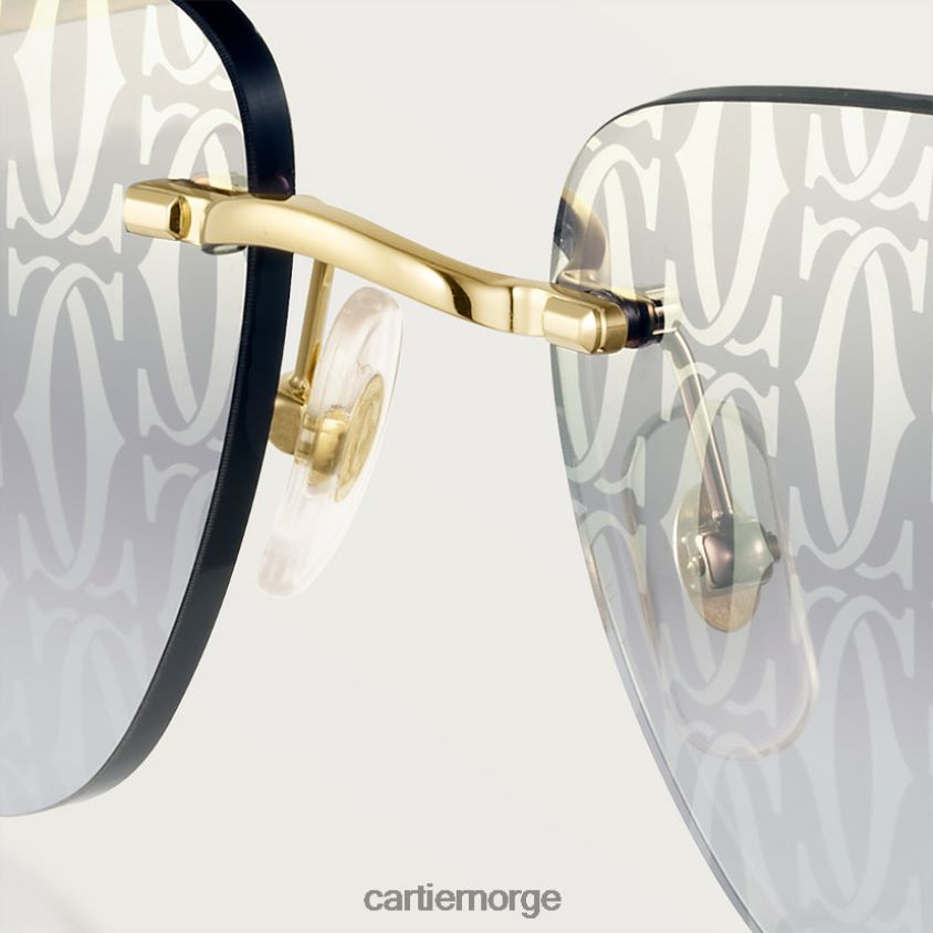 tilbehør Cartier signatur c solbriller stilig F4466N1596