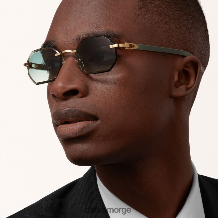 tilbehør Cartier signatur c solbriller stilig F4466N1597